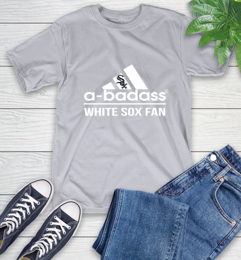 MLB A Badass Chicago White Sox Fan Adidas Baseball Sports T-Shirt 6