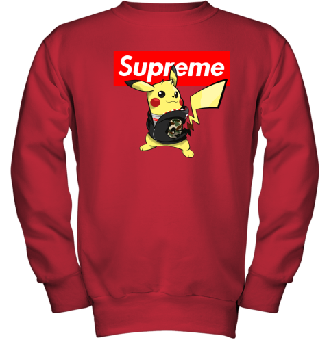 Funny Pikachu Supreme Youth Sweatshirt 