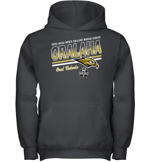 2023 Ncaa Mens College World Series Oralaha Oral Roberts Youth Hoodie