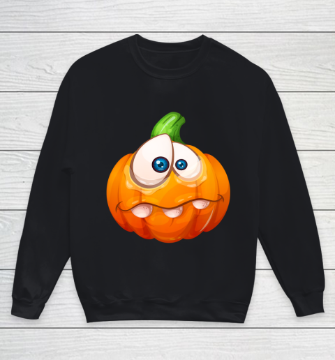 Sad Pumpkin for Halloween Youth Sweatshirt