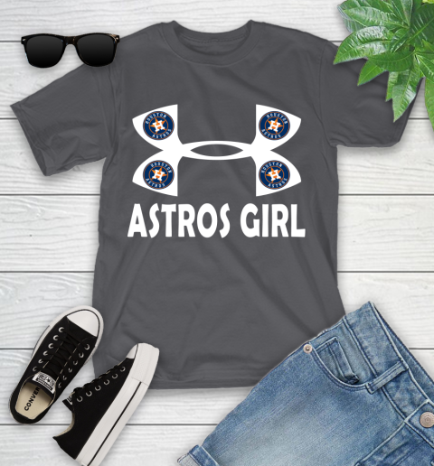 MLB Houston Astros Under Armour Baseball Sports Youth T-Shirt 6