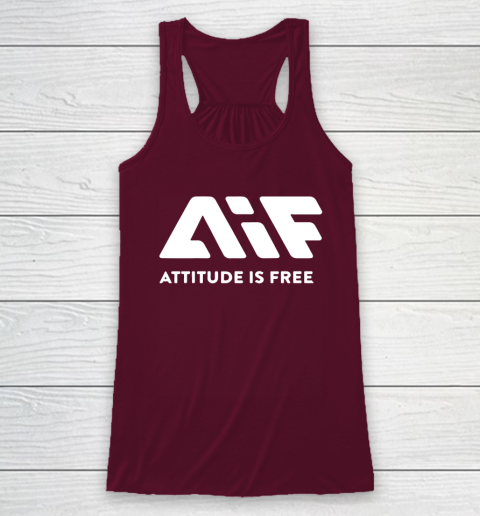 Attitude Is Free Racerback Tank 2