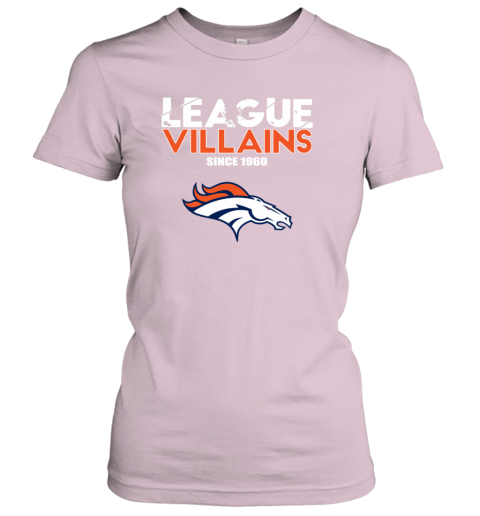 NFL League Villains Since 1960 Denver Broncos Long Sleeve T-Shirt -  Rookbrand