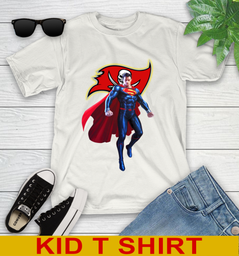 NFL Superman DC Sports Football Tampa Bay Buccaneers Youth T-Shirt