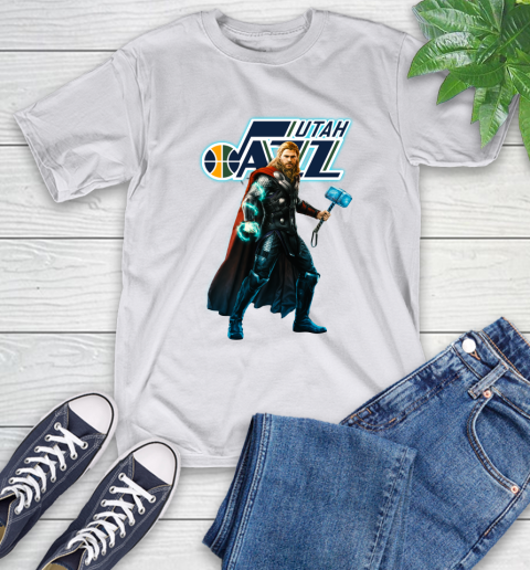 NBA Thor Avengers Endgame Basketball Utah Jazz T-Shirt 12