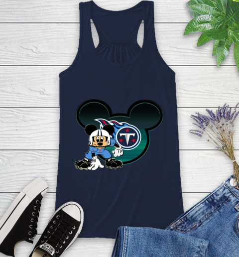 NFL Tennessee Titans Mickey Mouse Disney Football T Shirt Racerback Tank 12