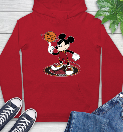 NBA Basketball Miami Heat Cheerful Mickey Disney Shirt Hoodie 11