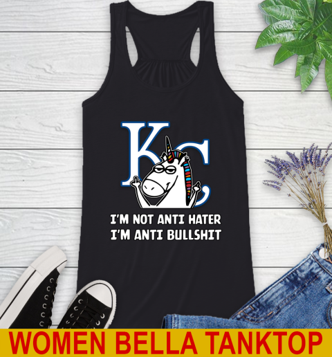 Los Angeles Angels MLB Baseball Unicorn I'm Not Anti Hater I'm Anti Bullshit (2) Racerback Tank 2