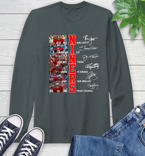 Niners Player Name And Signature San Francisco 49ers Shirts 60