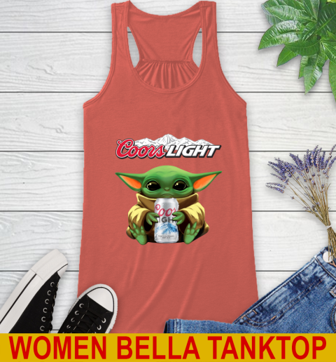 Star Wars Baby Yoda Hugs Coors Beer Shirt 40