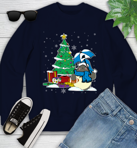 Carolina Panthers NFL Football Cute Tonari No Totoro Christmas Sports Youth Sweatshirt 2