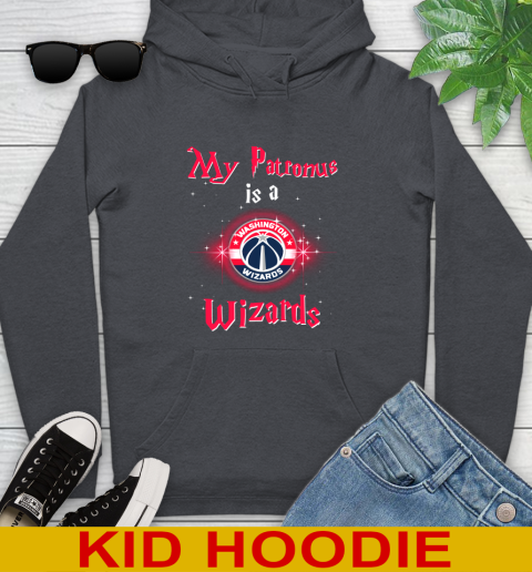 NBA Basketball Harry Potter My Patronus Is A Washington Wizards Youth Hoodie 9