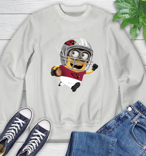 NFL Arizona Cardinals Minions Disney Football Sports Sweatshirt 5
