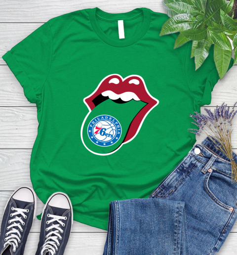 Philadelphia 76ers NBA Basketball Lips I Root For My Team Adoring Fan 96