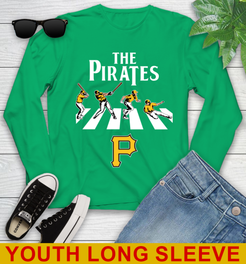 MLB Baseball Pittsburgh Pirates The Beatles Rock Band Shirt Youth Long Sleeve 7