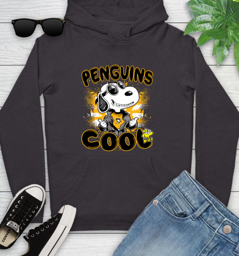 NHL Hockey Pittsburgh Penguins Cool Snoopy Shirt Youth Hoodie 6