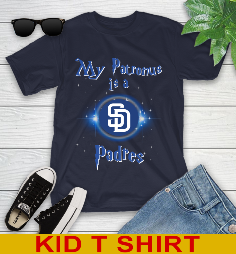 MLB Baseball Harry Potter My Patronus Is A San Diego Padres Youth T-Shirt 2