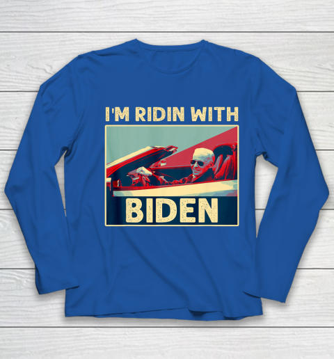I'm Riding With Joe Biden Youth Long Sleeve 7