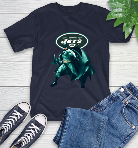 NFL Batman Football Sports New York Jets T-Shirt 4