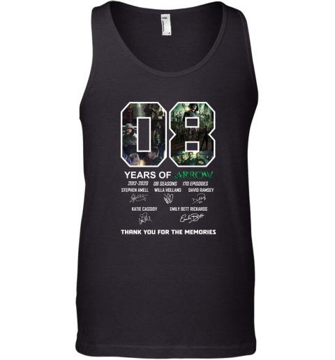 8 Years Of Arrow Thank You For The Memories Tank Top