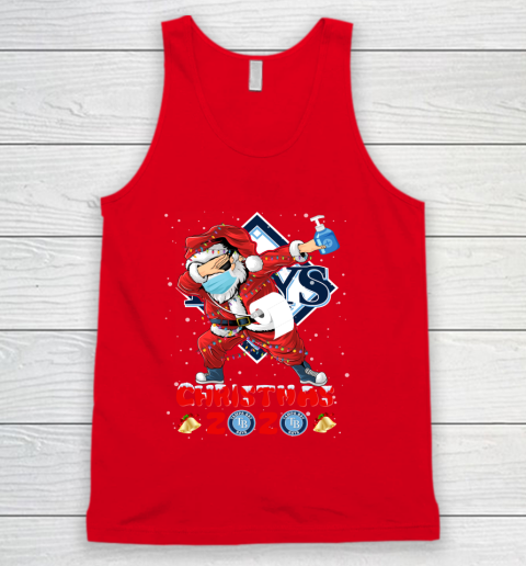 Tampa Bay Rays Funny Santa Claus Dabbing Christmas 2020 MLB Tank Top 5
