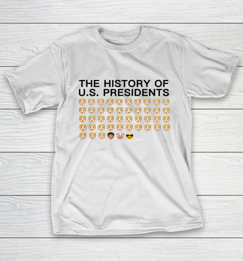 Emojis History of US Presidents Funny Anti Trump T-Shirt