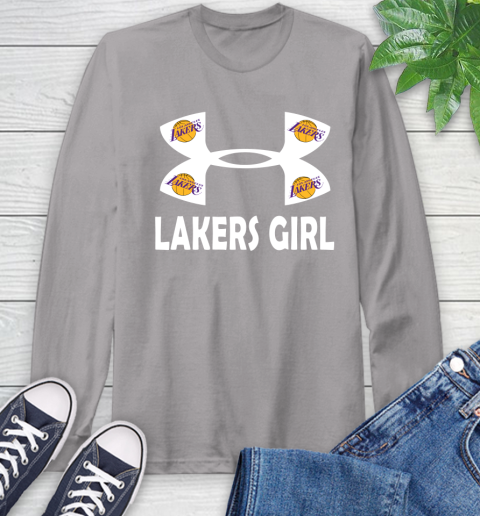 NBA Los Angeles Lakers Girl Under Armour Basketball Sports Long Sleeve T-Shirt 6