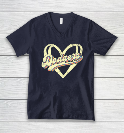 Dodgers Lover V-Neck T-Shirt 2