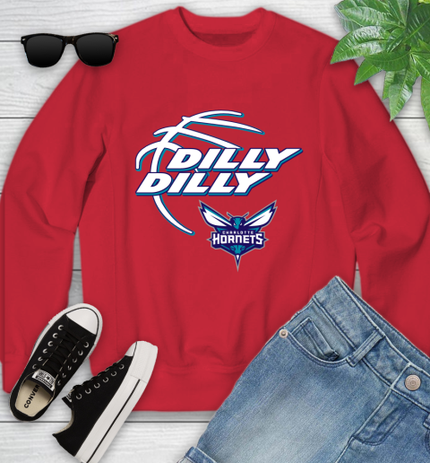 NBA Charlotte Hornets Dilly Dilly Basketball Sports Youth Sweatshirt 9