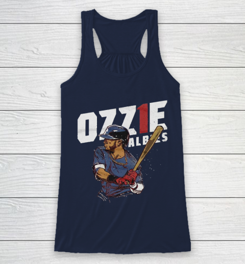 Ozzie Albies 1 Atlanta Brave Racerback Tank 8