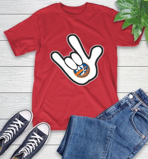 New York Islanders NHL Hockey Mickey Rock Hand Disney T-Shirt 10