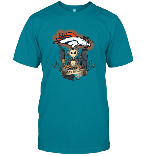 Denver Broncos Women's Deep V-neck T Shirt Summer Casual