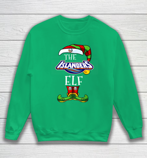 New York Islanders Christmas ELF Funny NHL Sweatshirt 5