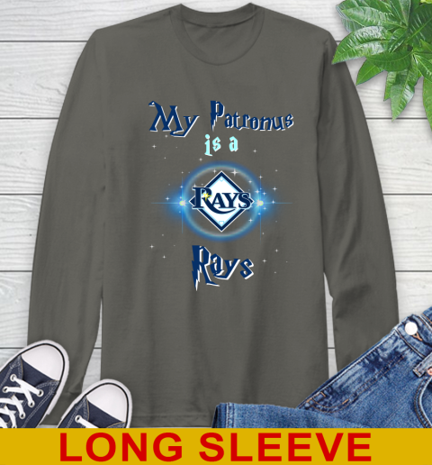 MLB Baseball Harry Potter My Patronus Is A Tampa Bay Rays Long Sleeve T-Shirt 10