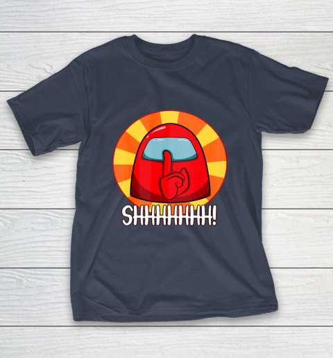 Among Us Game Shirt Cool Among Us shirt Crewmate or Impostor SHHHHHH T-Shirt 3