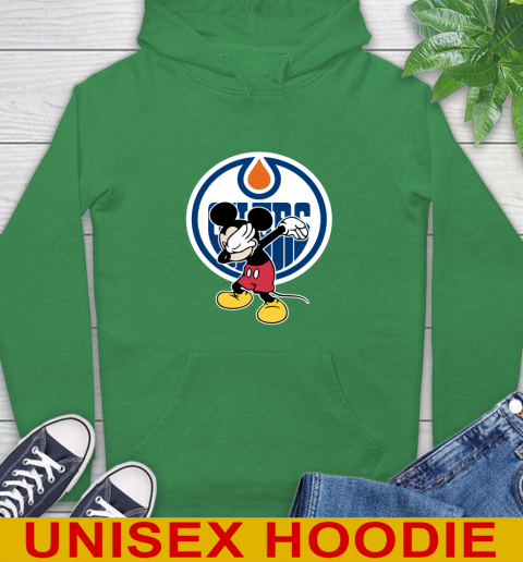 Edmonton Oilers NHL Hockey Dabbing Mickey Disney Sports Hoodie 8