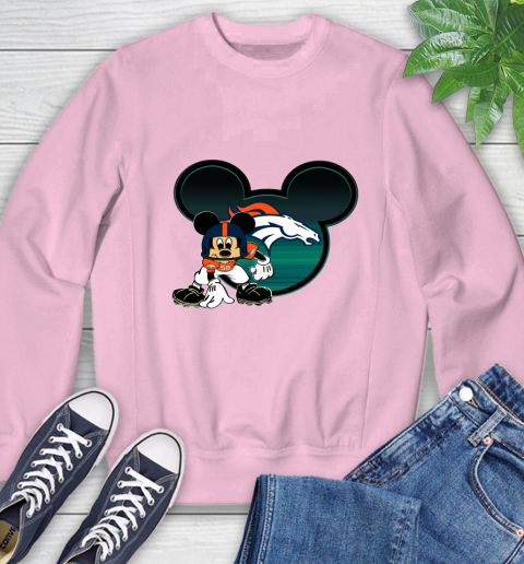 NFL Denver Broncos Mickey Mouse Disney Football T Shirt Sweatshirt 9