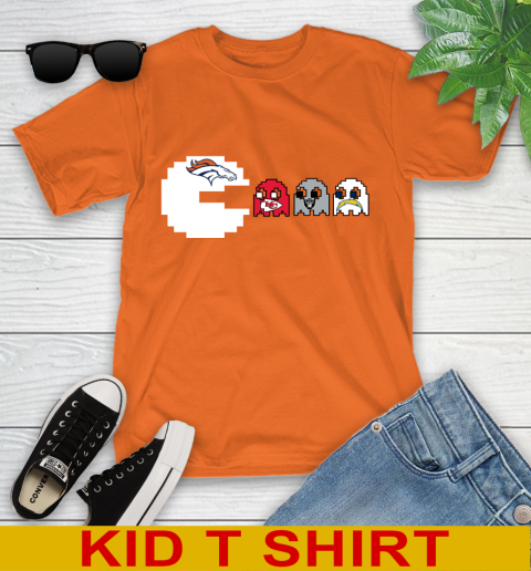 Denver Broncos NFL Football Pac Man Champion Youth T-Shirt 7