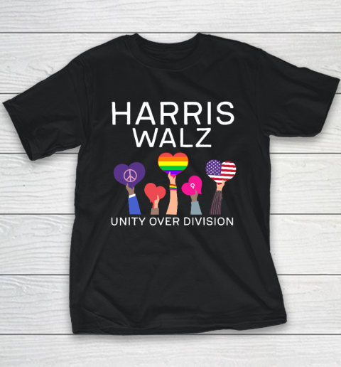 Harris Waltz 2024 Unity Over Division Youth T-Shirt