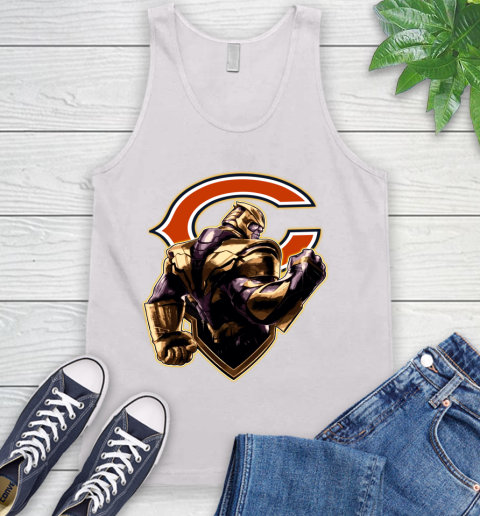 NFL Thanos Avengers Endgame Football Sports Chicago Bears Tank Top