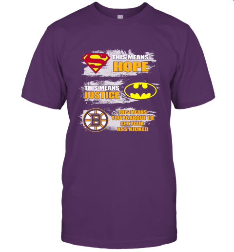 Boston Bruins Kick Your Ass Unisex Jersey Tee