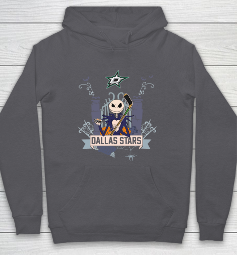 NHL Dallas Stars Hockey Jack Skellington Halloween Hoodie 4