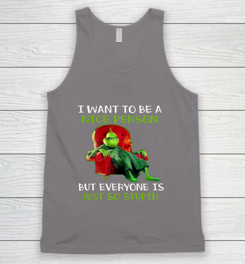 Tee Christmas Grinch Xmas funny quotes Tank Top 6