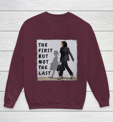 The First But Not The Last Kamala Harris Ruby Bridges Madam Youth Sweatshirt 4