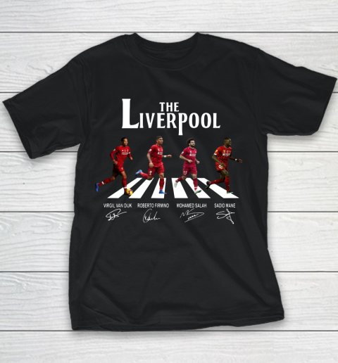 The Liverpool Van Dijk Firmino Salah Mane Signatures Youth T-Shirt