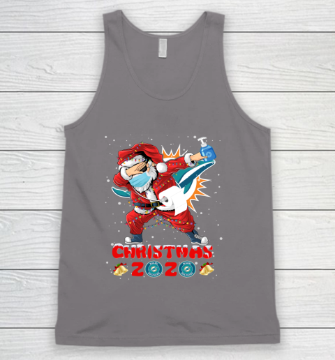 Miami Dolphins Funny Santa Claus Dabbing Christmas 2020 NFL Tank Top 6