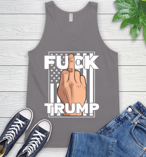 Fuck Trump Middle Finger Anti Republican T Shirt 71