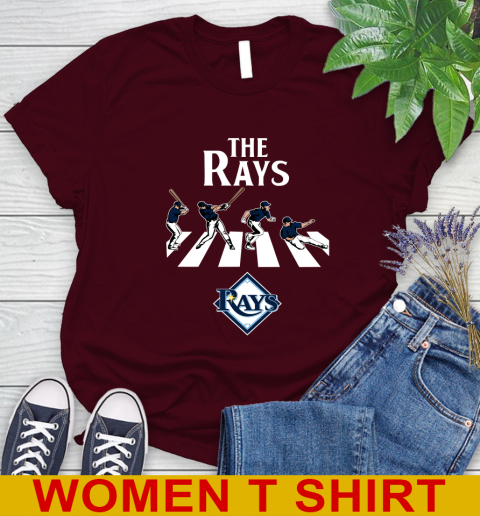 MLB Baseball Tampa Bay Rays The Beatles Rock Band Shirt Women's T-Shirt 6