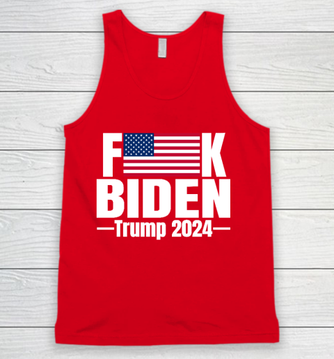 Fuck Biden American Flag Trump 2024 Tank Top 5