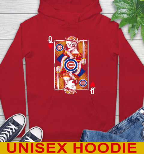 MLB Baseball Chicago Cubs The Queen Of Hearts Card Shirt Hoodie 10
